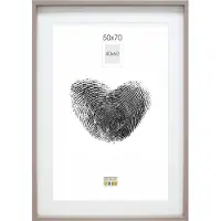 Deknudt Frames Fotolijst - taupe met passe-partout - 40x60 / 50x70 cm