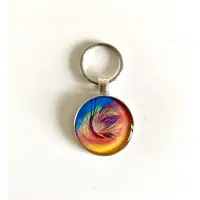 LYSEL Handmade Sleutelhanger Art 'Wervelende Kracht'