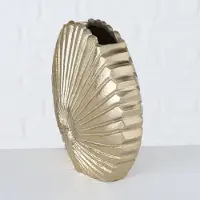 Boltze Vaas - Goud - Aluminium - 16x16x7cm- Decoratie vaas - 2020213