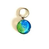 LYSEL Handmade Sleutelhanger Art 'Tropisch Water'
