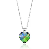 Montebello Ketting Aella KHZ436 - Swarovski Hart - 925 Zilver Gerhod, - Ø10mm - 40cm