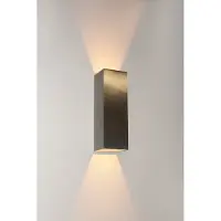 Artdelight Led Muurspot Vegas250 Up Down 2x4w 2700k 25cm Grijs