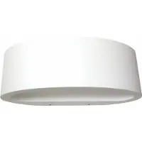 Artdelight Witte muurspot Sharp 19cm - wit