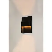 Artdelight Led Buitenlamp Dallas Up Down Zwart