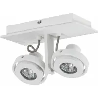 Artdelight Witte opbouwspot Meist 2-lichts