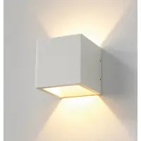 Artdelight LED up & down light Cube 10cm - white