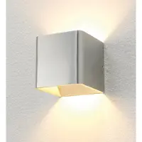 Artdelight Led up- & downlighter Fulda 6w - 2700K - 10cm grijs