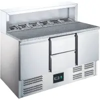 Saro Pizza Preparationtable Model Eps 903 2/2, 465-1055