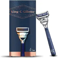 Gillette King C Scheermes Neck Razor Blauw