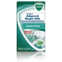 Vicks 3x Ademvrij Eucalyptus Suikervrij 40 gr