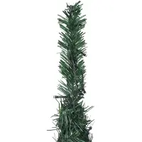 vidaXL Kunstkerstboom met verlichting pop-up 210 cm groen