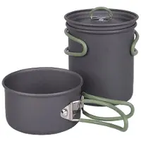 Bo Camp - Pannenset - Explorer - 2-Delig - Hard anodized - Aluminium