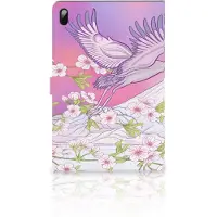 B2Ctelecom Samsung Galaxy Tab S7 FE | S7+ | S8+ Flip Case Bird Flying