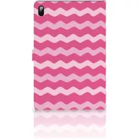 B2Ctelecom Samsung Galaxy Tab S7 FE | S7+ | S8+ Tablet Hoes Waves Pink