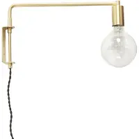 Hubsch Pyke Wandlamp Messing