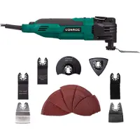 Vonroc Oscillerende multitool 300W | Incl. 60 accessoires en opbergtas