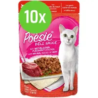 Vitakraft 10x Poésie Déli Sauce rund 85 gram