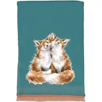 Wrendale Designs Fox Wintersjaal Vosjes- 'Contentment' - inclusief cadeautasje