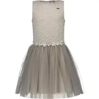 Le Chic - Maat 140 - Meisjes Jurk - Mouwloos met tule en kant