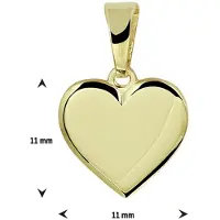 Tomylo hanger goud hartje