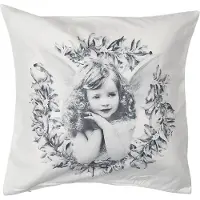 Clayre & Eef Grijze Kussenhoes 45*45 cm KT021.263