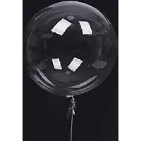 Partyxplosion Qualatex Clear Bubble Ballon - Transparant en stevig - 21 inch / 51/57 cm