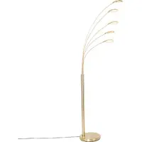 QAZQA Design vloerlamp messing incl. LED 5-lichts - Sixties Trento