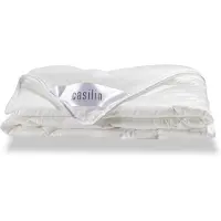 Casilin Dekbed 2 persoons 260 x 220cm Extra Breed - Tencel Satijn - Zomerdekbed van - Hotelkwaliteit - Wit