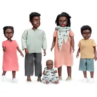 Lundby Set - Poppenhuisfamilie 'Billie' (5-Delig)