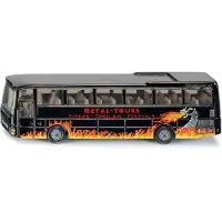 Siku 1624 MAN Touringbus 13,8x4,1x2,9cm Zwart zwart Metaal