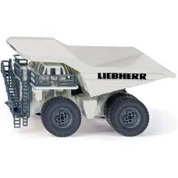 Siku 1807 Liebherr T 264 Kiepwagen Wit wit Metaal Speelgoedvoertuig