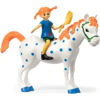 Peppi Pitkätossu Knuffels navy / donkergeel / donkeroranje / wit