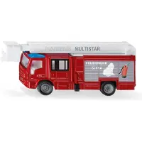 Siku Feuerwehrauto - 1:87 - Magirus Multistar mit Teleskopmast - - One Size - Autos