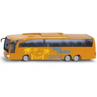 Siku 3738, Mercedes-Benz Travego reisbus, schaal: 1:50, metaal/kunststof, Openbare deur en koffercompartiment