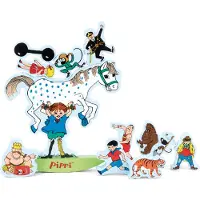 Peppi Pitkätossu Puzzel om het evenwicht te n, , 12 stukken