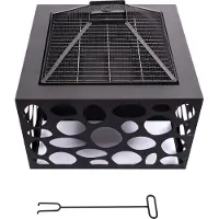 RedFire Tuin met barbecue, Mikor, zwarte Lumarko!