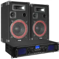 Fenton Geluidsinstallatie - FPL700 Bluetooth klasse-D versterker + setje XEN-3510 10 speakers