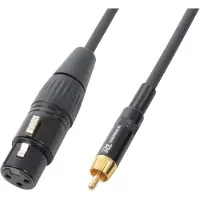 PD Connex 1x XLR (v) - 1x RCA (m) audiokabel - 3 meter