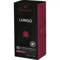 Epic 100 Capsules Coffee - Lungo - Nespresso compatible aluminium capsules - RFA Keurmerk - Doos 100 stuks