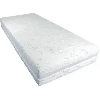 Slaaploods.nl Prince de Luxe - Pocketvering Matras - Koudschuim Afdeklaag - 100x200x25 cm - Hard