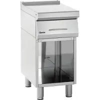 Bartscher Werkelement , RVS, 1 lade, open onderbouw, 40(b)x85(h)x70(d)