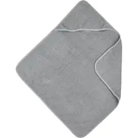 Meyco Baby Uni badcape - badstof - grey - 75x75cm