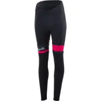 Rogelli Select Lange Fietsbroek - Dames - Zwart, Roze - Maat XL