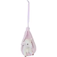 Clayre & Eef Decoratie lammetje hangend 5*8*9 cm