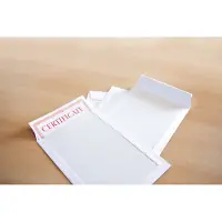 Raadhuis bordrug envelop - 229x324mm - C4 - wit - met plakstrip - 10 stuks - RD-308540-10