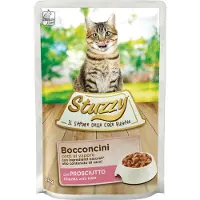 Stuzzy 24x Kattenvoer Pouch Ham 85 Gr