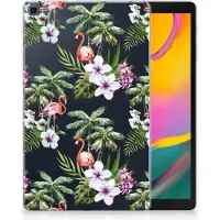 B2Ctelecom Samsung Galaxy Tab A 10.1 (2019) Back Case Flamingo Palms