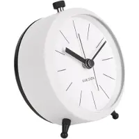 PT Living Wekker Button Wit D 9 H 10,5 Cm