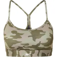 Reebok Sport BH model Lux Skinny Bra Dames - Leger Print - Maat S
