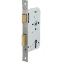 Ivana Binnendeur Cilinder PC55 D/N Slot RVS Voorplaat Zonder Sluitplaat